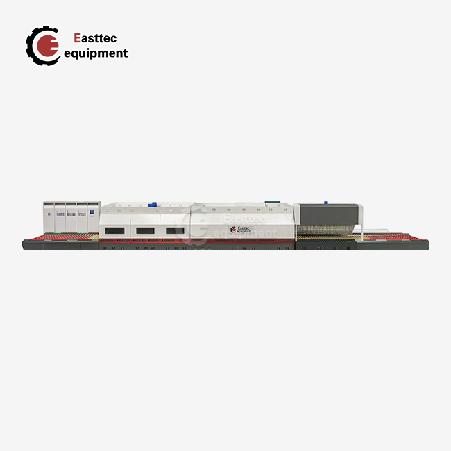Radiation Precision Flexible Roller Flat & Bent Glass Tempering Line
